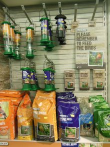 Bird Care products at Inver Garden Centre